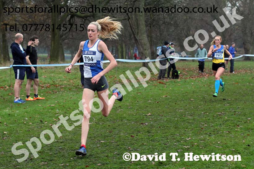 Senior women's European Cross Country Trials, Sefton Park, Liverpool. Photo: David T. Hewitson/Sports for All Pics
